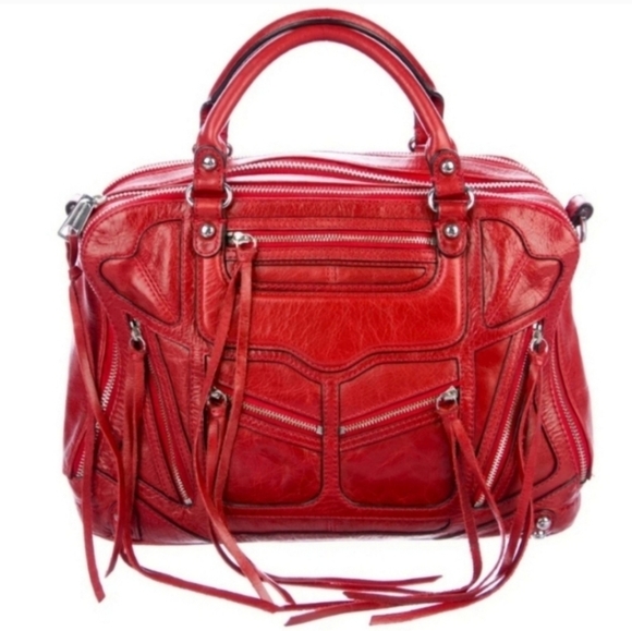 REBECCA MINKOFF TRIPLE-ZIP JEALOUS BAG - Picture 1 of 7